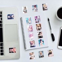 63PCs Sexy Asian Japanese Anime Women Waterproof Stickers Cartoon For Laptop Dec