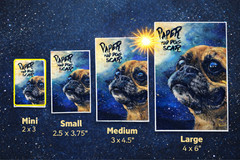 STICKER Top Hat Rabbit Blue Coat Floral Bouquet Victorian Wallpaper Portrait