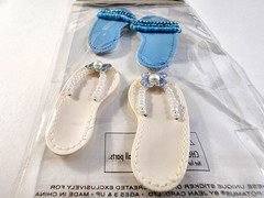 Jolee’s Boutique Leatherettes 3D Stickers Summer Sandals RARE Retired Beach DIY