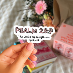 Christian Sticker Decal, Salvation By Grace Through Faith Sticker, Bible Verse