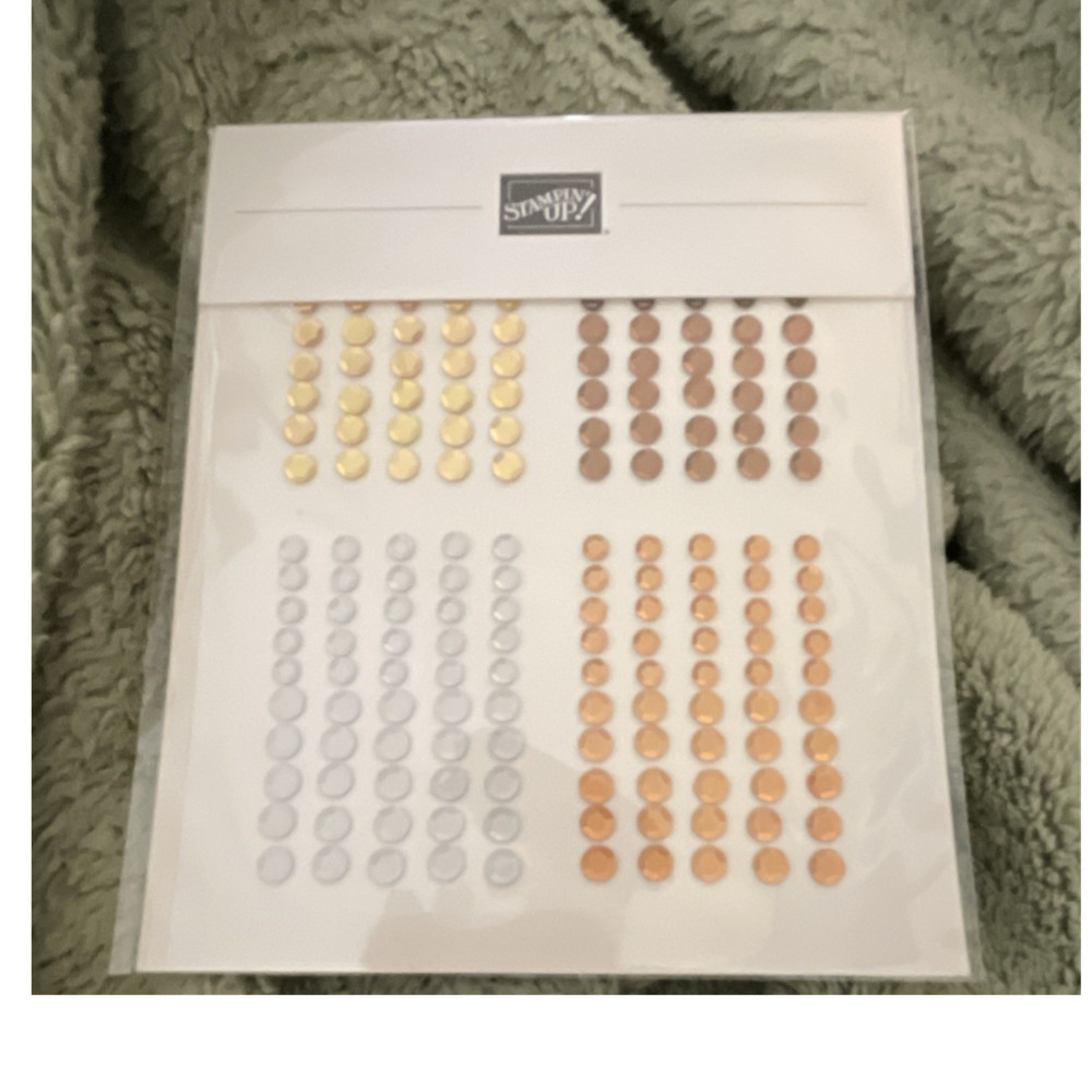 Stampin’ Up! Neutrals Adhesive-Backed Sequins Plastic
