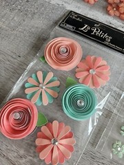 Sticker Lot – Flowers Scrapbooking 3D Stickers – Floral Spring RARE HTF #106