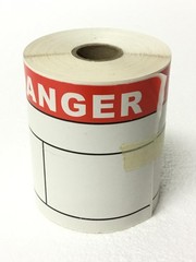3x NEW Graphics Products 70406-2 Duralabel 4 TTP 4 X 6′ DANGER Sticker FREESHIP