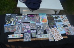 Huge Sticker lot Multiple Brands 25 new packs 4 partial dimensional Mixed themes