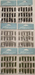 Lot of 6 packs JOLEE’S Boutique Black, Silver, Green Clips Repeat
