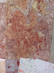 21 Piece Handmade Artisan Paper For Scrapbooking, Card Making, Junk Journals