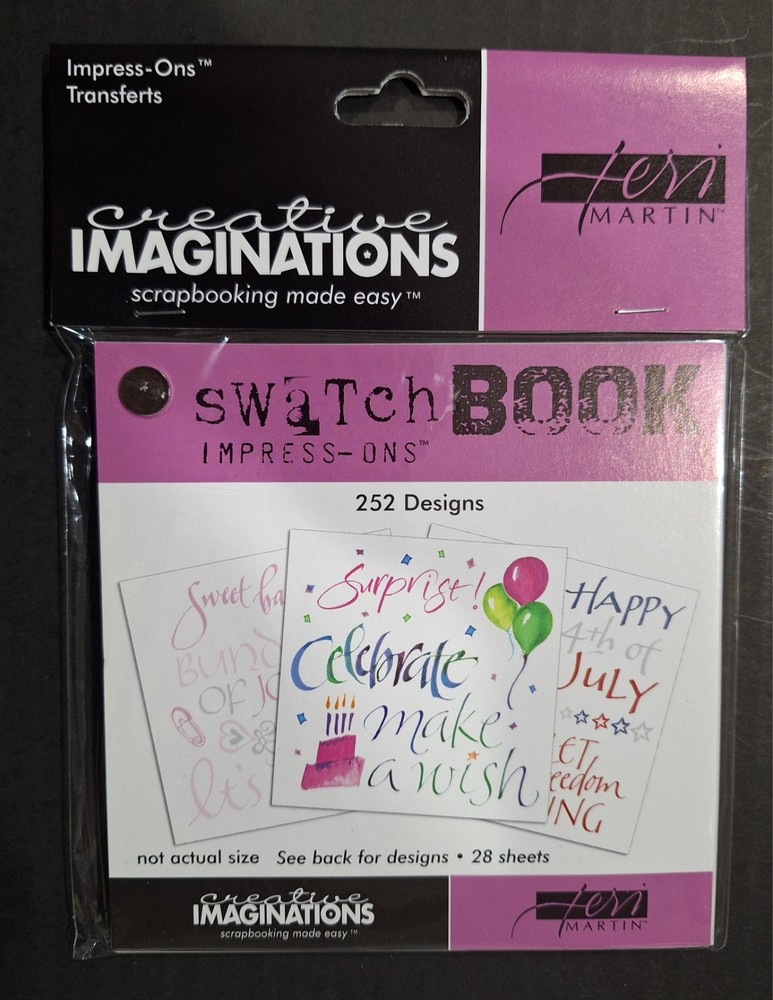 Creative Imaginations byTeriMartin-28 Sheets of Impress-On DesignerEmbellishment