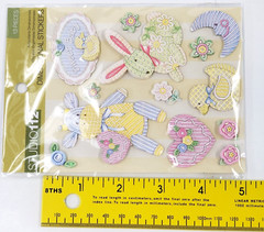 Studio 112 Baby Plush Toys Stickers Dimensional Cottage Core Pastels