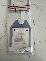 Colorbok Kolette Blue Pocket Quotes 2 PC Childhood Home Scrapbooking Crafts