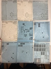 Letraset Architecture Home / Office Furniture Symbols Etc 43 Partial Sheets