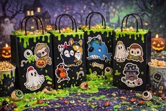 Halloween Animal Sticker Set – 64 Piece