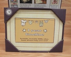 Ribbon of Memories 1 Year Timeline Twinkle Twinkle Star Hanging Photo Display