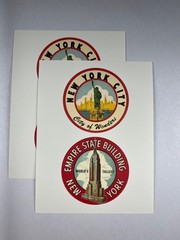 Cavallini & Co. New York City Vintage Sticker Set, Assorted