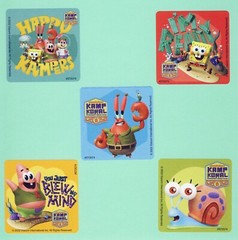 10 SpongeBob SquarePants Kamp Koral Large Stickers – Party Favors – Patrick