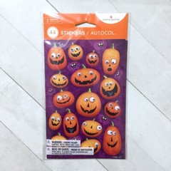Jack O Lantern Halloween Stickers Pumpkin Google Eye Craft Embellishments