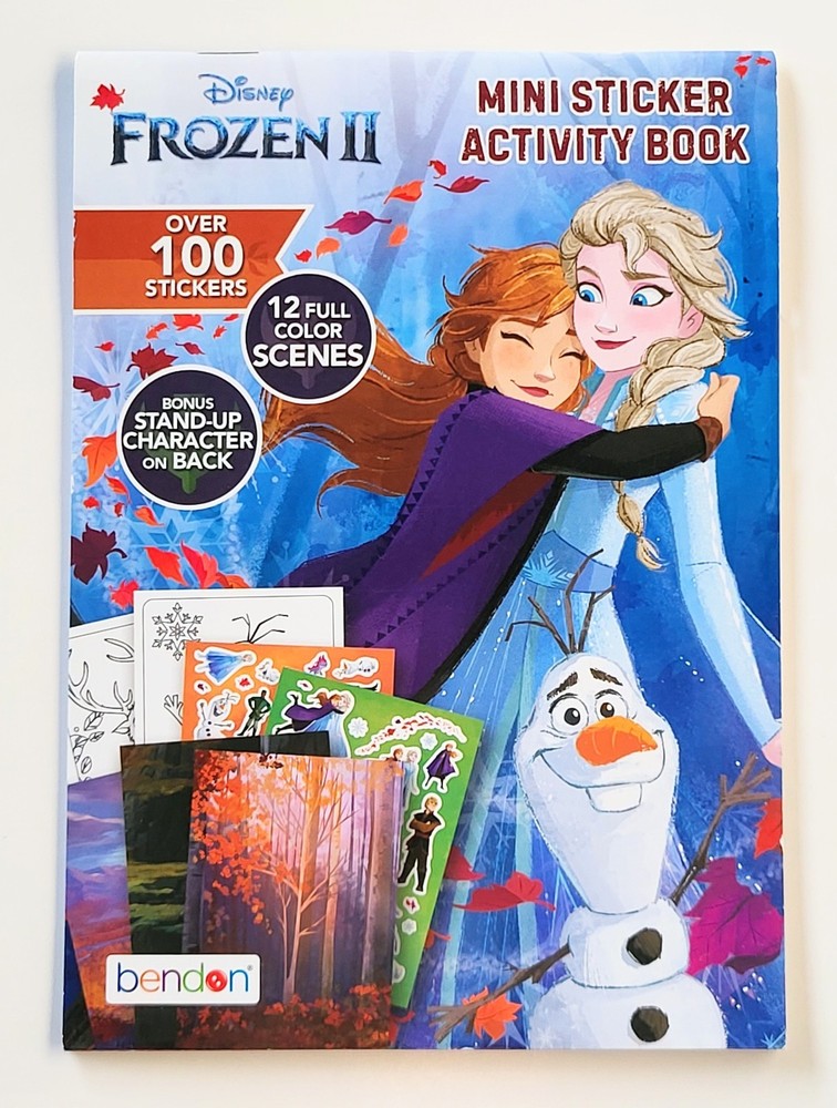 Frozen 2 Mini Sticker Activity Book 100 Stickers 2019 Disney Bendon New Unused