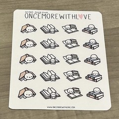 NEW Once More With Love ❤️ Book Lover 📖 Sticker Sheet OMWL Stickers