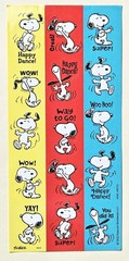 Peanuts «Snoopy» Sticker sheet