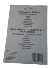 Sealed Vintage Halloween Rollie Eyes Stickers American Greetings ~ Forget Me Not