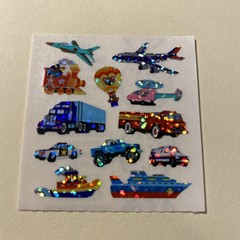 Vintage Mini TRANSPORTATION Sticker Scrapbook Craft Stickers SANDYLION