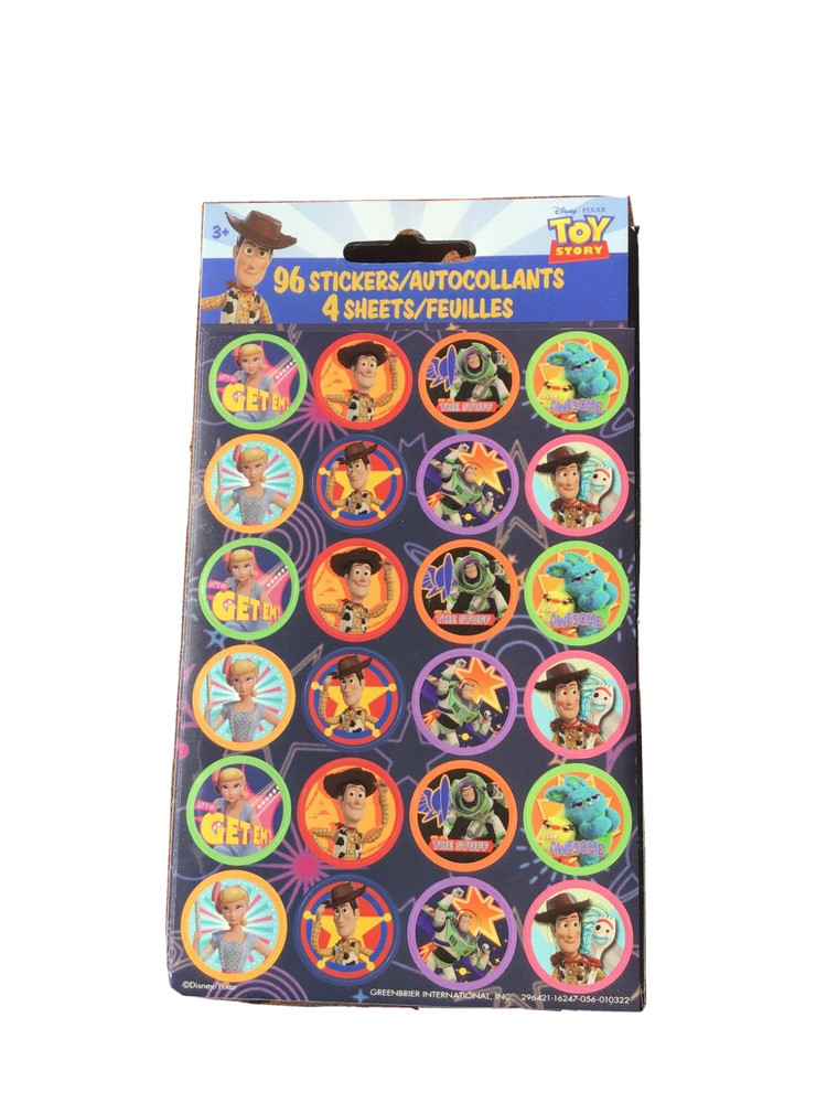 LARGE 4 x 7″ GREENBRIER Sticker Set TOY STORY 4 SHEETS WOODY BUZZ BARBIE *