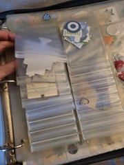 Creative Memories Scrapbooking Organizer Binder w/ Mixed Embellishments Lot