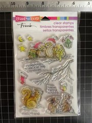New Stampendous Rubber Stamp set clear CRITTER CHRISTMAS WINTER free USA ship