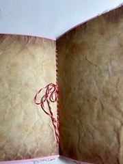 valentines junk journal scrapbook tassel pen clip 54 pages squirrel couple