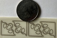 DARK BROWN PHOTO CORNER Rub-On Transfers(4”x 5”) Scrapbook•Memory•Card Making