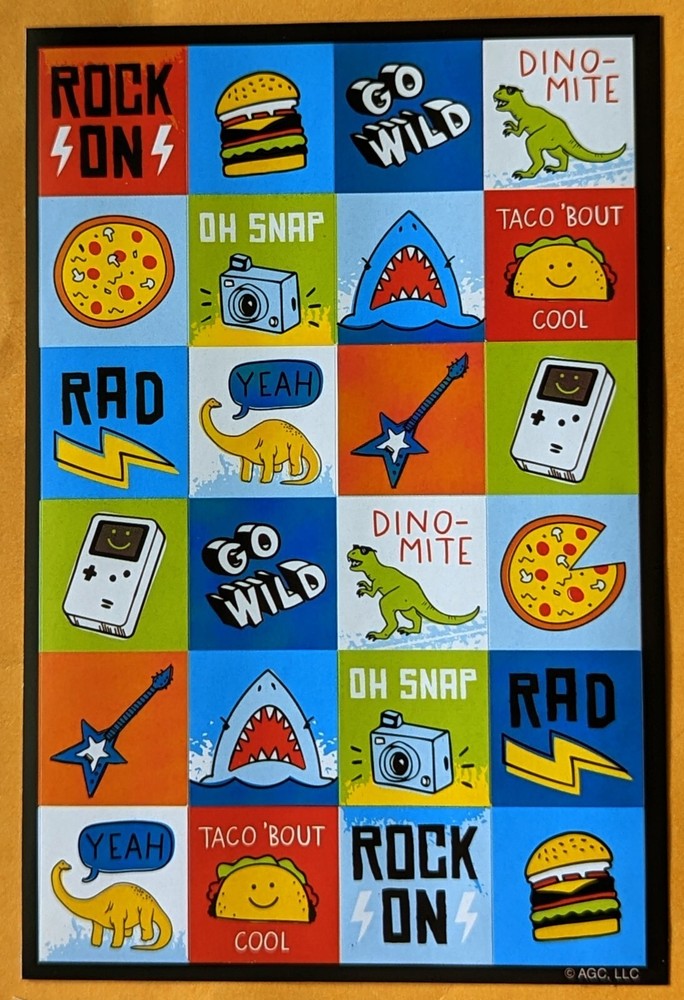 Themed Sticker Single Sheet