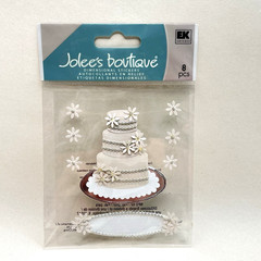 Jolee’s Boutique Wedding Cake Dimensional Stickers Scrapbooking Journal Collage