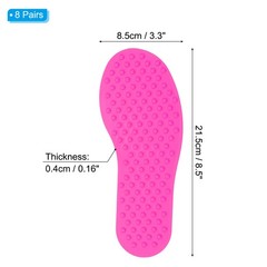8 Pairs Feet Markers for Classroom Plastic Floor Foot Shaped Markers Pink