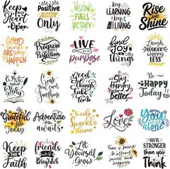 200PCS Motivational Quote Stickers Inspirational Affirmation Laptop Water Bottle