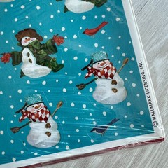 Vintage Snowman Stickers Pack of 4 Sheets Heartline Hallmark Sealed