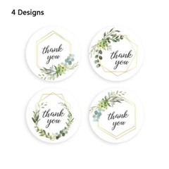 Thank You Stickers 500pcs/roll Small Business Bakery Candy Dessert