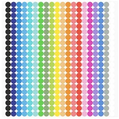 6720 Pcs 1/4 Inch Small Colored Dot Stickers Round Adhesive Labels for Office