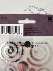 Sticko Autocollant 18 Multi Color Swirls and Twirls Various Sizes Scrapbooking