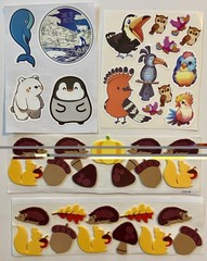 Large Lot Of Animal Stickers! Jolee’s Boutique, Hallmark, Sticko, Etc