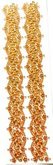 BORDERS Gold Formal Jewels Rhinestones Bling Crafter’s Square 8.25″ Stickers