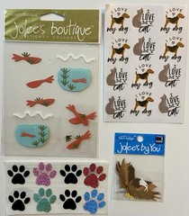 Large Lot Of Animal Stickers! Jolee’s Boutique, Hallmark, Sticko, Etc