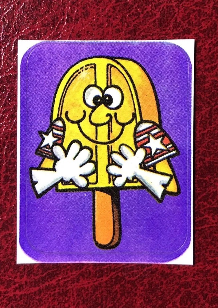 Vintage Scratch and Sniff Sticker- Banana Scent