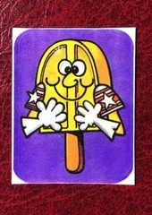 Vintage Scratch and Sniff Sticker- Banana Scent