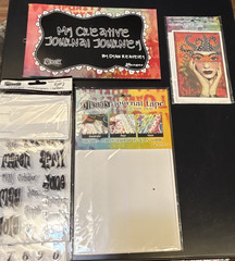 Ranger Journal Tape Adhesive Canvas Dyary Stamps Mixed Lot Multicolor Journaling