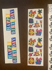 FRANCES MEYER “Look Who’s 50 “ & 4 Sheets Coordinating Birthday Stickers