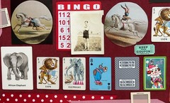 Circus Carnival Ephemera Lot Junk Journal scrapbooking 64 + pieces Kit Bundle