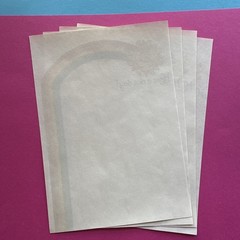 Vintage 80s 90s Sangamon Rainbow Sun Have A Nice Day Stationary Note Paper