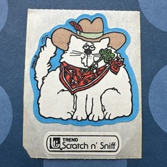 vintage 80s 90s + scratch & sniff Stickers Hallmark Trend Gordy Lot