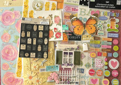 #365 – FAMILY FLOWERS BUTTERFLIES STICKER & EMBELISHMENT LOT JOLEE’S K&CO & MORE