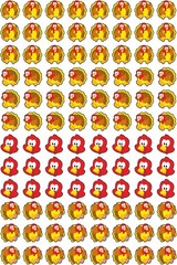 Turkey Time Stickers – 800 Cartoon SuperShapes for Classroom Incentives