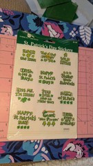 Vintage American Greetings St Patricks Day Stickers Sayings 4 Sheets New Pack